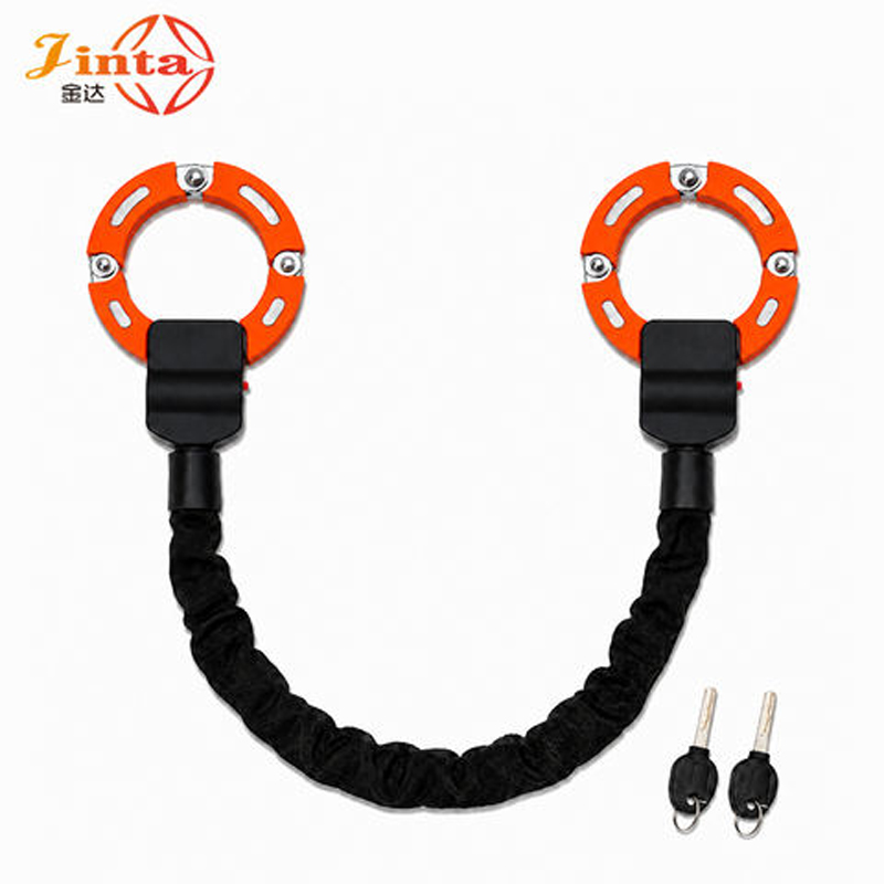 Candado de cadena estilo esposas con llave de alta seguridad para bicicletas Candado de cadena estilo esposas con llave de alta seguridad para bicicletas