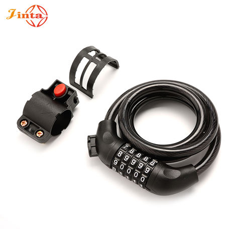 Candado de cable con combinación de 5 dígitos y 12 × 1200 mm de alta seguridad